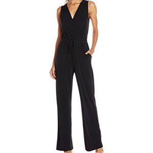 BCBG Black Sleeveless Jumpsuit